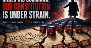 One man is remaking the GOP. The Constitution is on the line in 2026.
